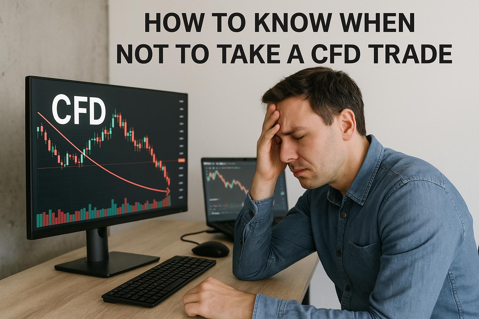 How to know when not to take a CFD trade